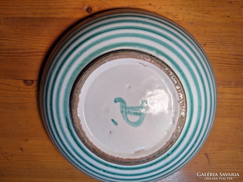 AQUINCUM PORCELÁNGYÁR mid-centuri modern dísztálja