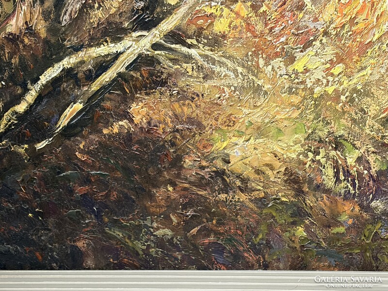 ÖRDÖGH LÁSZLÓ—“ŐSZ”—(1980-1982) DOKUMENTÁLT OLAJ/VÁSZON FESTMÈNY!!!