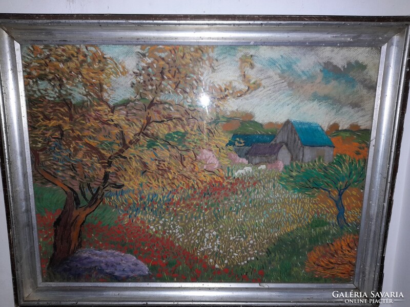 Boromisza Tibor (1880-1960)-régi, nagyméretű festmény.