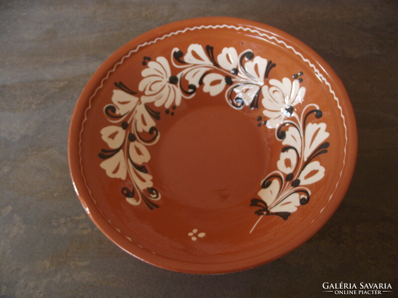 Folk Art Ceramic Wall Plate