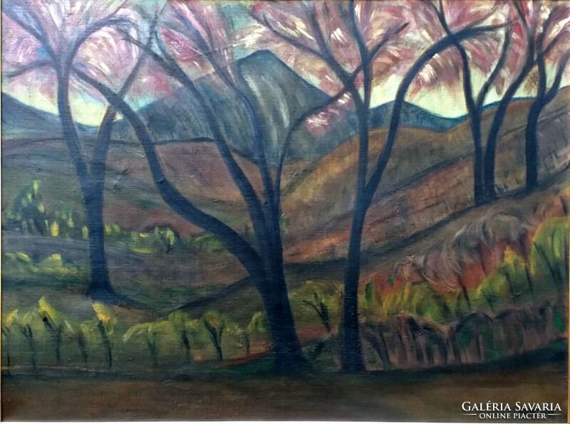Szigeti Jenő (1881 - 1944) : Nagybányai ősz  1929
