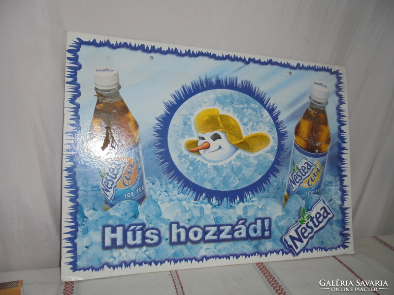 NESTEA kétoldalas karton reklámtábla