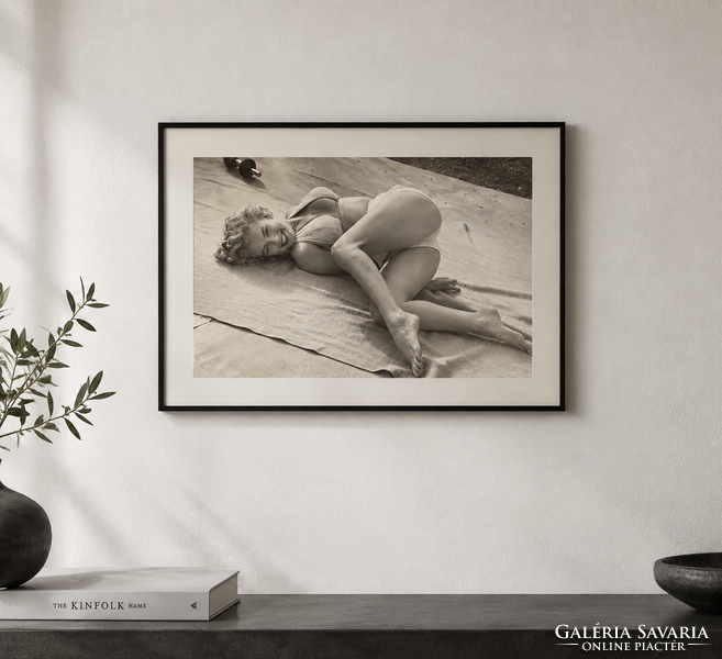 Marilyn Monroe 1994-es vintage plakát – André de Dienes ikonikus hollywoodi fotográfiája