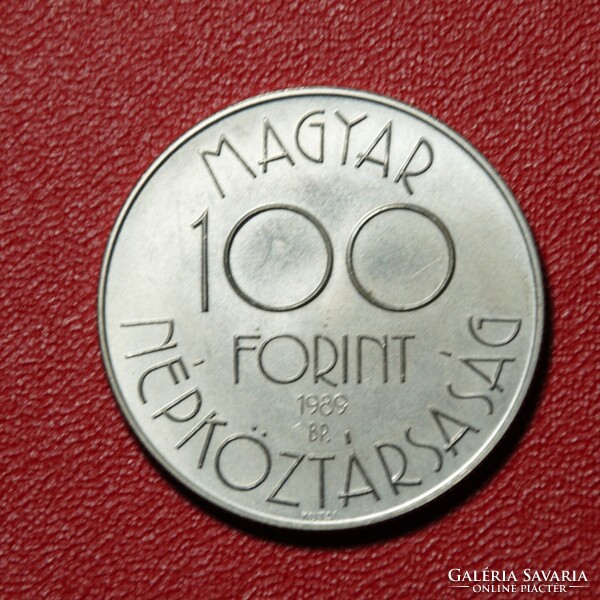 100 Forint 1989 Labdarúgó Világbajnokság 1990