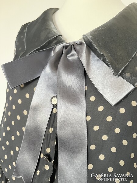 Luxus Kimijima vintage hernyóselyem ruha (M / 38) – Made in Japan