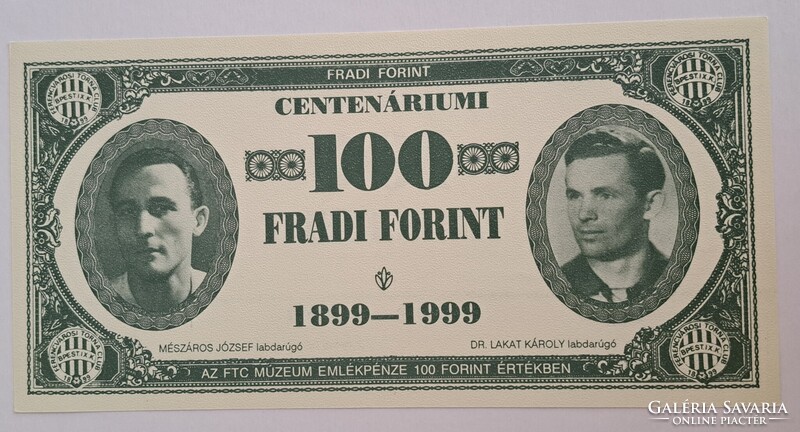 FRADI FORINT - Az FTC múzeum emlékpénze