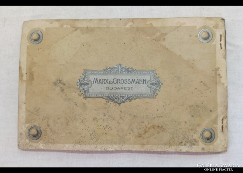 Ritkaság! Marx és Grossmann Érckoporsó- és Ércárugyár Mintakönyve (1920 évek ) – Szecessziós grafika