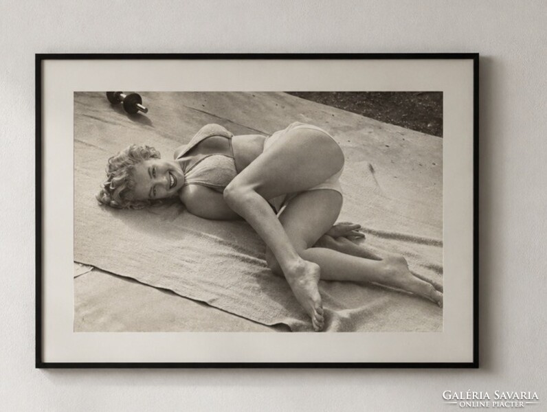 Marilyn Monroe 1994-es vintage plakát – André de Dienes ikonikus hollywoodi fotográfiája