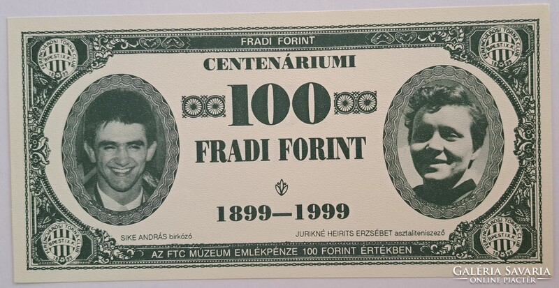 FRADI FORINT - Az FTC múzeum emlékpénze