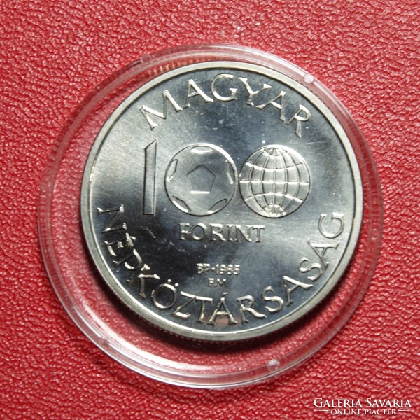 100 Forint 1985 Labdarúgó Világbajnokság Mexikó 1986