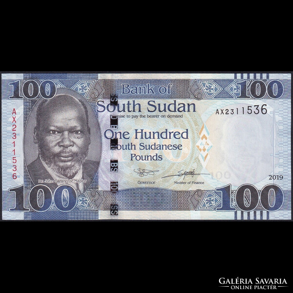 Dél-Szudán 100 Pounds 2019 P-15 UNC