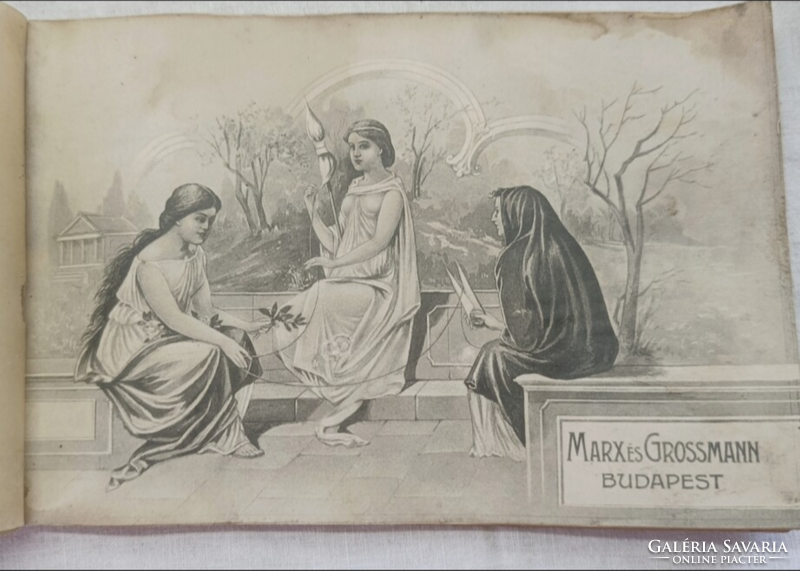 Ritkaság! Marx és Grossmann Érckoporsó- és Ércárugyár Mintakönyve (1920 évek ) – Szecessziós grafika