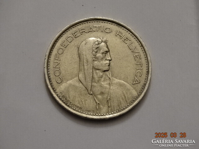 5 SVÁJCI FRANK CHF 1979