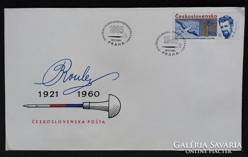 CSf2846 /  Csehszlovákia 1985 Bélyegnap  bélyeg FDC-n