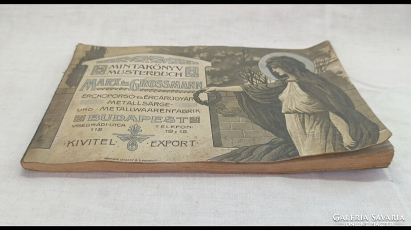 Ritkaság! Marx és Grossmann Érckoporsó- és Ércárugyár Mintakönyve (1920 évek ) – Szecessziós grafika