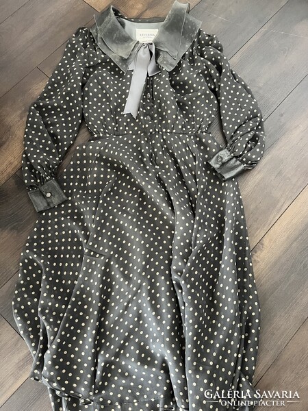 Luxus Kimijima vintage hernyóselyem ruha (M / 38) – Made in Japan