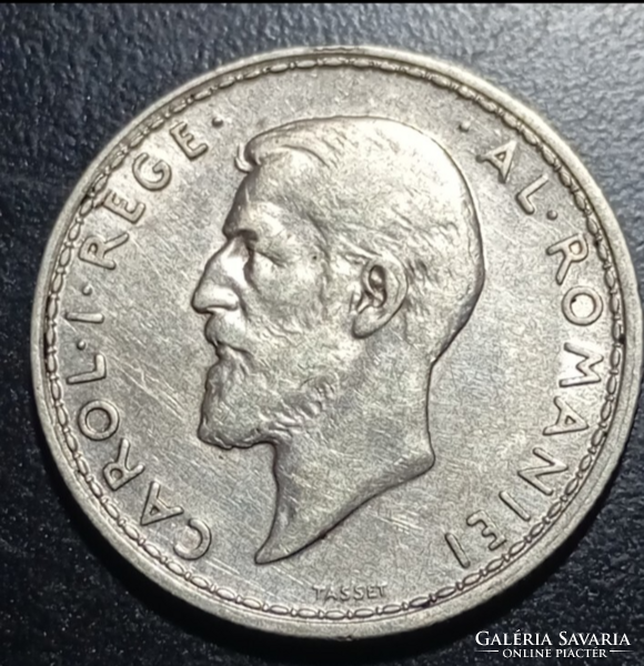 Roman King Charles I /1866-1914/ 2 Lej, 835 Silver, 1910