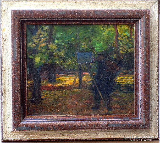Unknown painter: first half of the 20th century with invoice