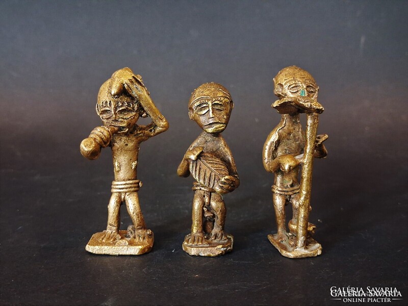 3 Old West African (Benin?) Bronze Figurines Starting at 1 HUF!!!