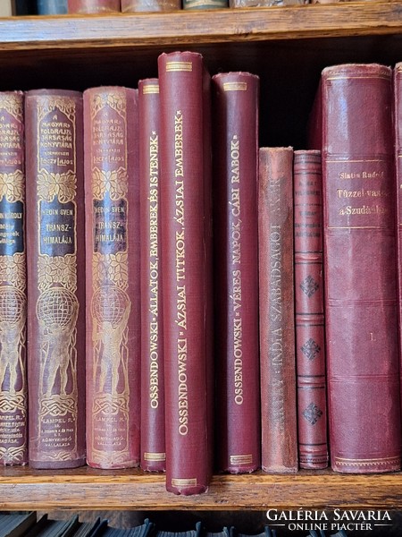 RRR!!! OSSENDOWSKI:ÁZSIAI TITKOK,ÁZSIAI EMBEREK  -térképpel- 1926 FRANKLIN-MAGYAR FÖLDRAJZI TÁRSASÁG