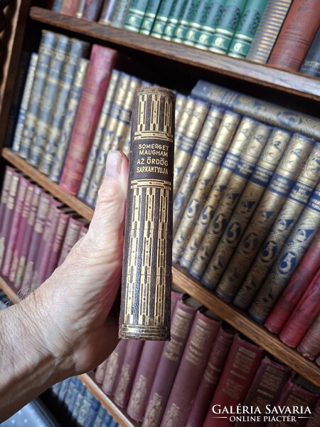 1930 - Somerset Maugham: The Devil's Spur - Leather-bound, last page missing!