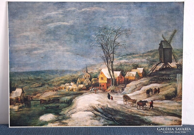 Print from a Painting, 56x40 cm, Labeled and Numbered