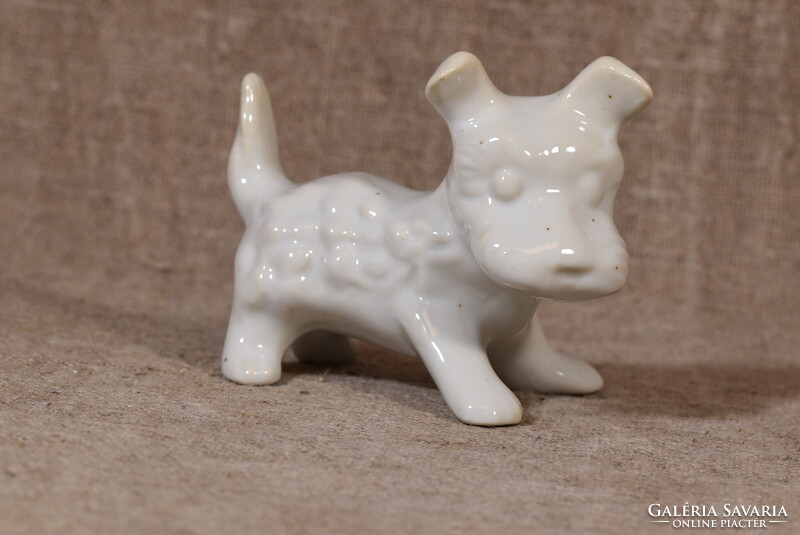 Vintage porcelán foxterrier figura