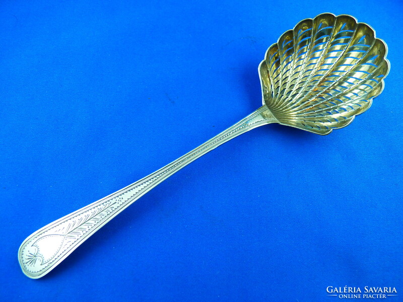 Pazar, Antique Silver Porcelain Powder Sifter Canal, Paris, ca. 1820!!!