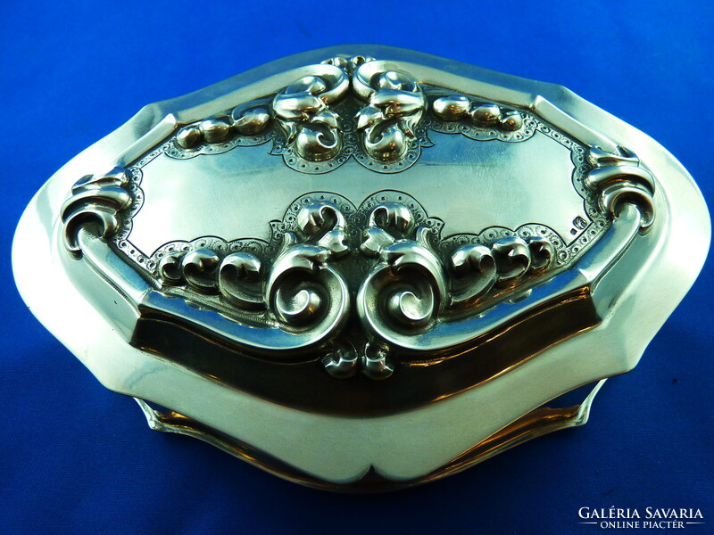 Magnificent Antique Silver Jewelry Box, Portugal, ca. 1930!!