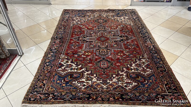 4548 UNMISSABLE Iranian Heriz Hand-Knotted Wool Persian Rug 200X300CM