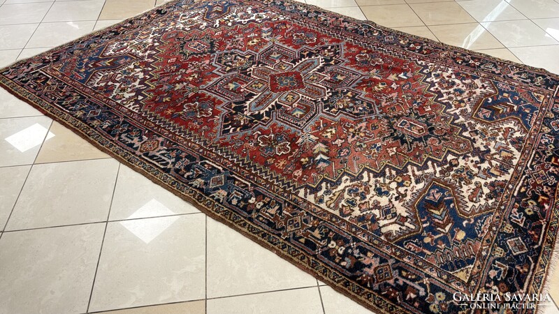 4548 UNMISSABLE Iranian Heriz Hand-Knotted Wool Persian Rug 200X300CM