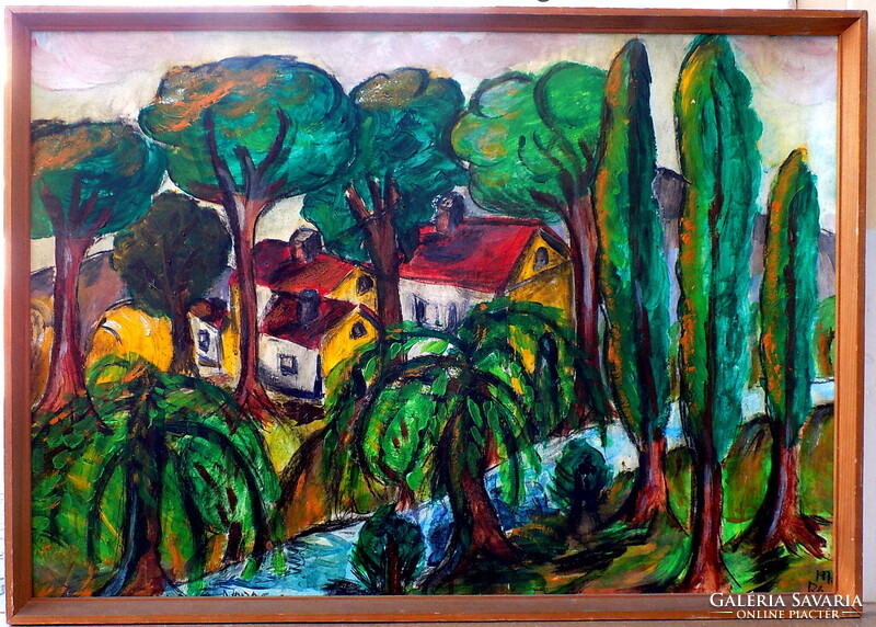Expressive landscape with unlocked signature and guaranteed invoice
