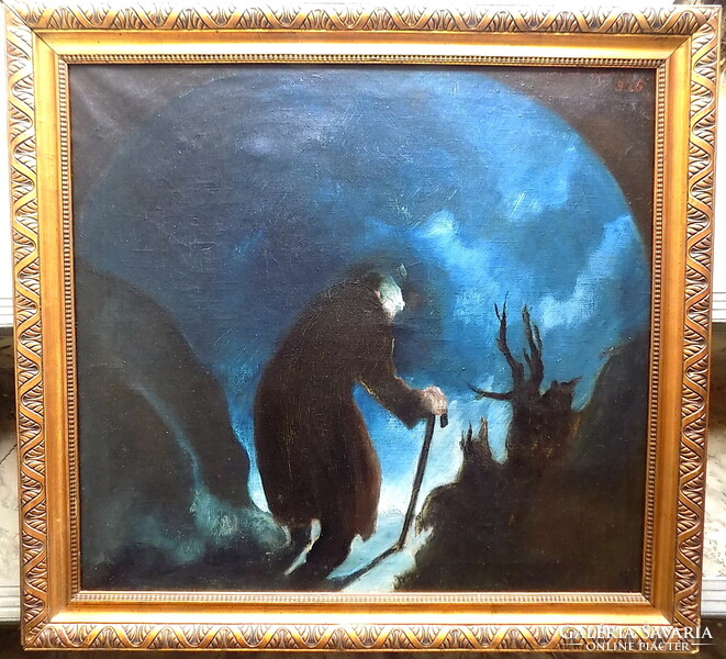 Painting by painter Sándor Németh, made in 1926. With certificate of authenticity. With invoice