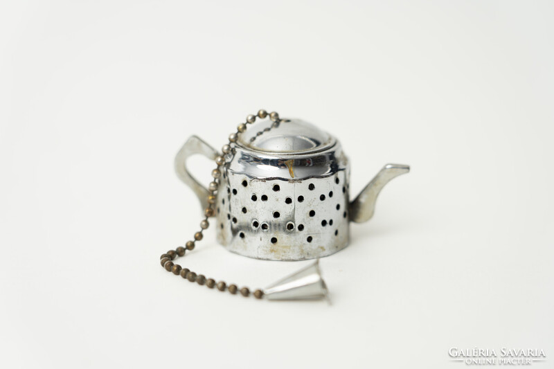 Mid century chromed tea infuser / retro / old
