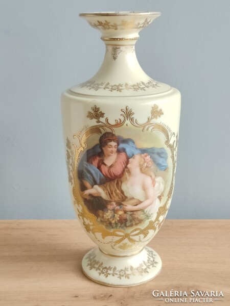 Victoria Schmidt & Co antik porcelán váza.