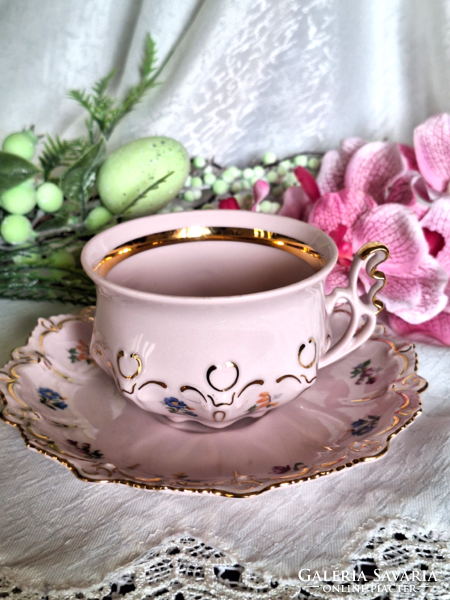Haas & Czajzek pink teás csésze