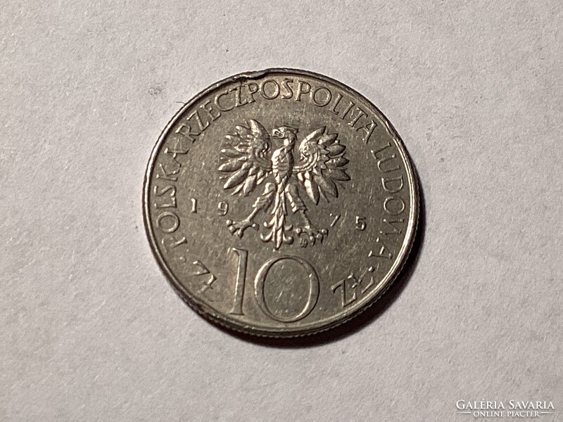 LENGYEL 10 ZLOTY 1975 ( Z 02 )