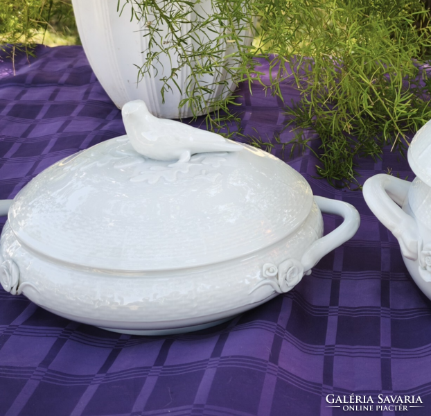 Herend white gravy, plate