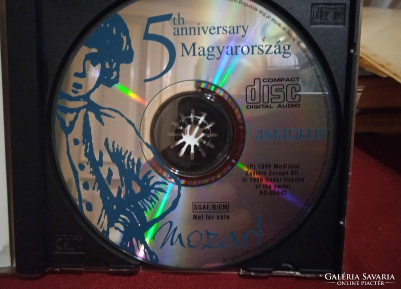 CD 5th Anniversary Amedeus Mozart in excellent shape