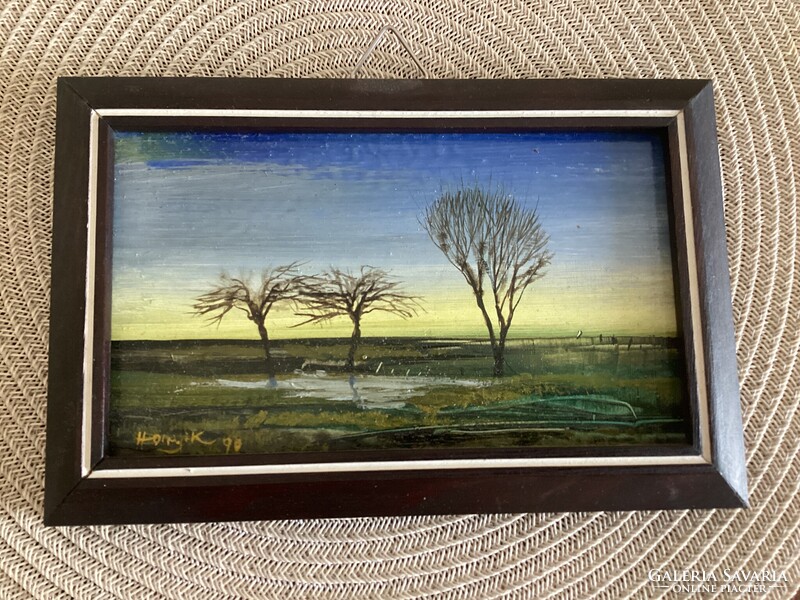 Hornyik Zoltán (1960-) Bald trees  (  small size ) .