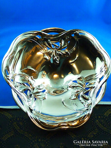 STUNNING ART NOUVEAU SILVER CENTERPIECE, PRAGUE, CIRCA 1910!!!